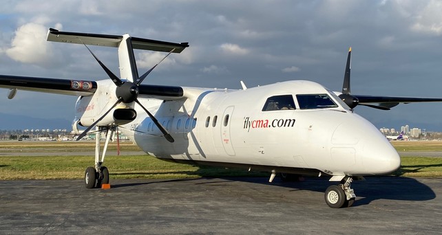 Dash 8-100 von Central Mountain Air: Die Fluglinie expandiert in Kandas Osten.