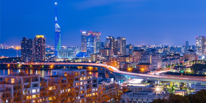 Platz 3:
Fukuoka (im Bild) - Tokio-Haneda in Japan, 11,26 Millionen Sitze.