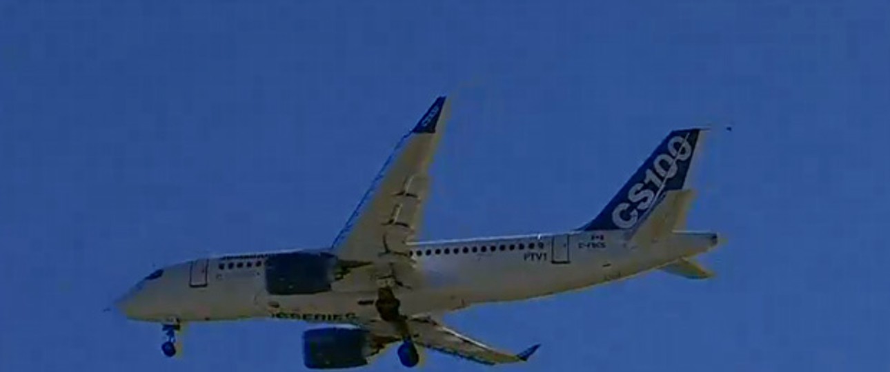 C-Series in der Luft: Das Publikum jubelte begeistert.