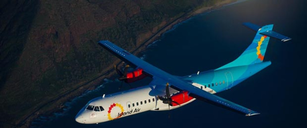 ATR 72 von Island Air: Mit fünf Fliegern bedient die Fluglinie Ziele auf Hawaii.
