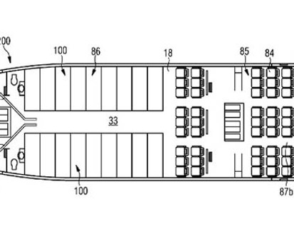 Die Schlafkojen sollen ganz hinten im Flugzeug Platz finden.
