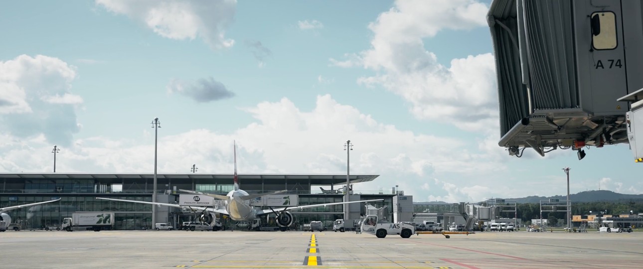 Fahrzeug von AAS am Flughafen Zürich: Bald nicht mehr aktiv.