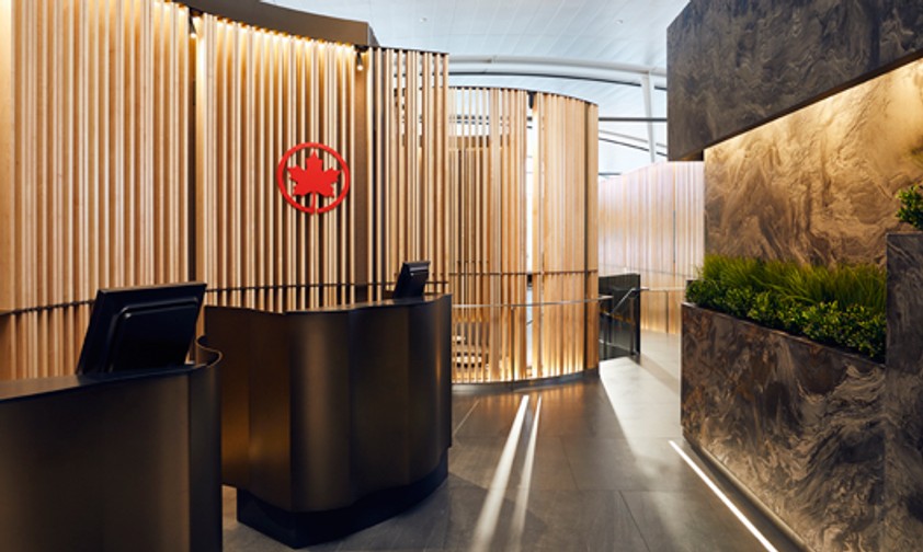 Treten Sie ein: die neue Air-Canada-Lounge im Flughafen Toronto-Pearson, entworfen vom Architekten- und Design-Büro Heekyung Duquette.