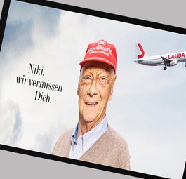 Lauda ehrt Niki Lauda mit Speziallackierung