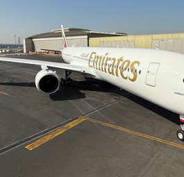 Der erste Airbus A350 von Emirates.