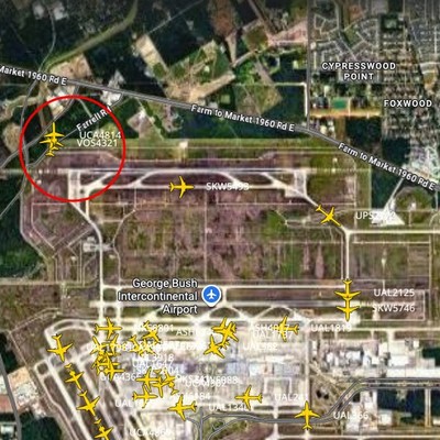 houston beinahe zusammenstoss