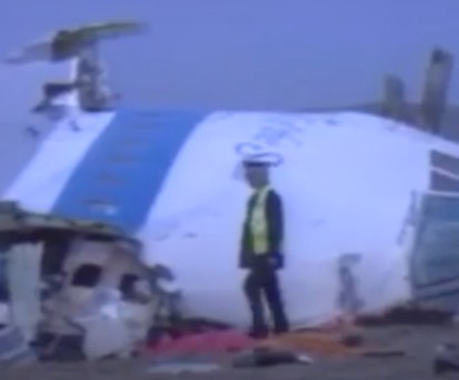 Video-Aufnahmen aus Lockerbie 1988: Auch am Boden starben Menschen.