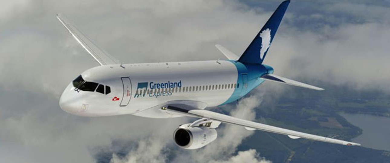 Superjet 100: Greenland Express setzt nun auf die russischen Flieger.