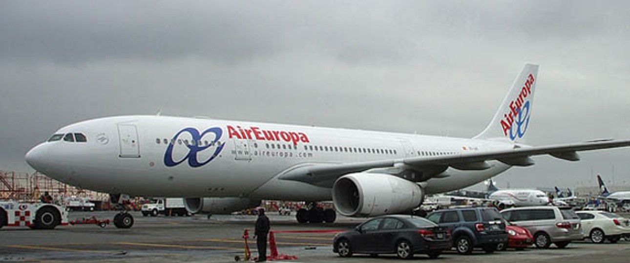 Airbus A330 von Air Europa: Der Jet entging knapp einer Katastrophe.