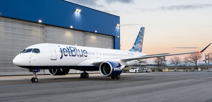 8. Platz: Jetblue - -2,45 Punkte. Rang 2019: 6.