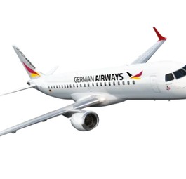 Visualisierung der German-Airways-Bemalung: Erstmals zu sehen.