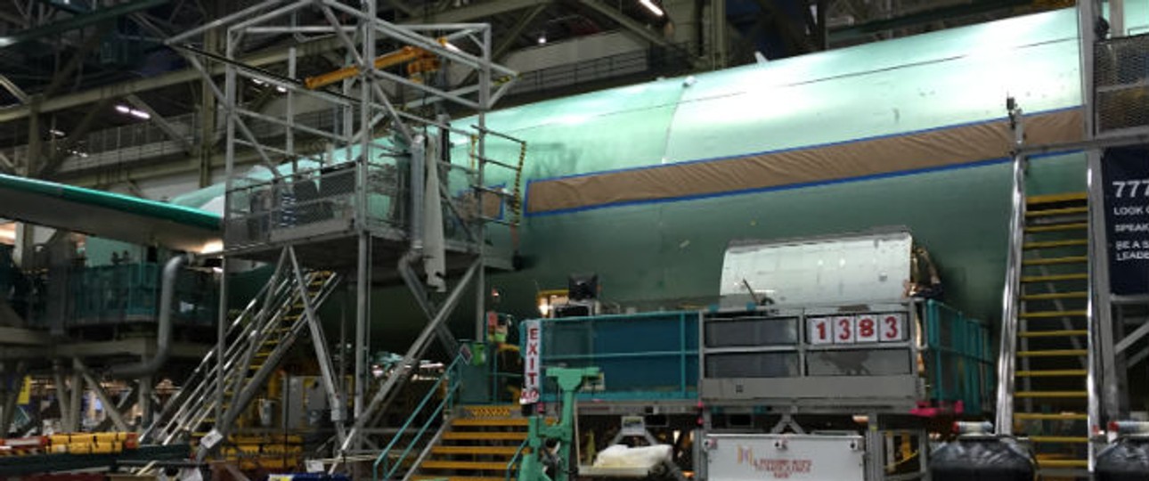 Boeing-Werk in Everett: Der Flugzeugbauer ist Kunde von Kobe.