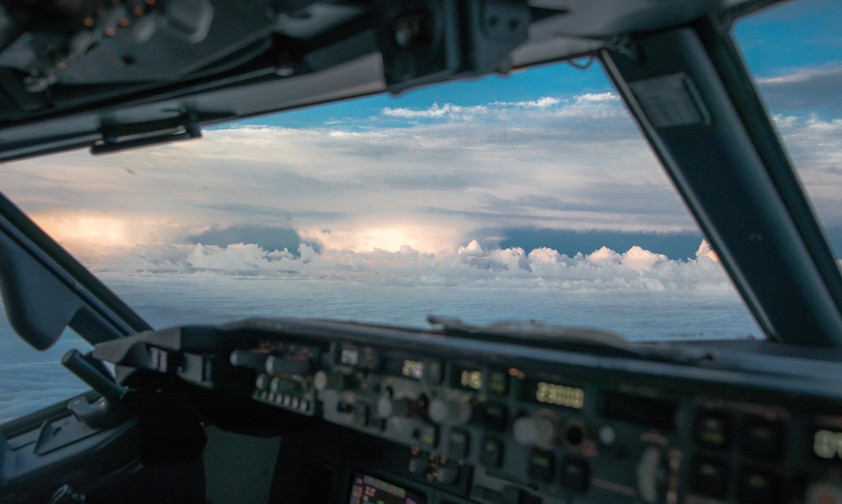 Blick aus dem Cockpit: Crews können direktere Wege finden und effizienter arbeiten.