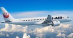 Embraer E190-E2 in den Farben von J-Air: Japan Airlines setzt für die Regionaltochter auf den brasilianischen Regionaljet.