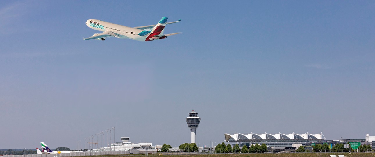 Airbus A330 von Eurowings Discover in München: Keine Basis am Flughafen.