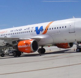 Airbus A319 von Wind Jet: Gehen zurück an die Leasingfirmen.