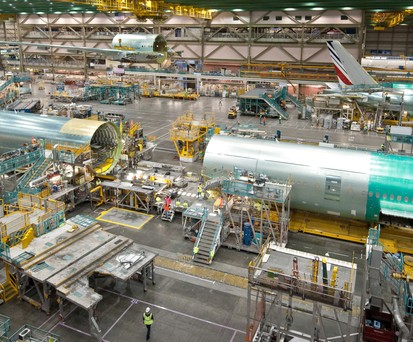 Boeing-Produktion: Der Tarifvertrag von 32.000 Mitarbeitenden läuft aus.