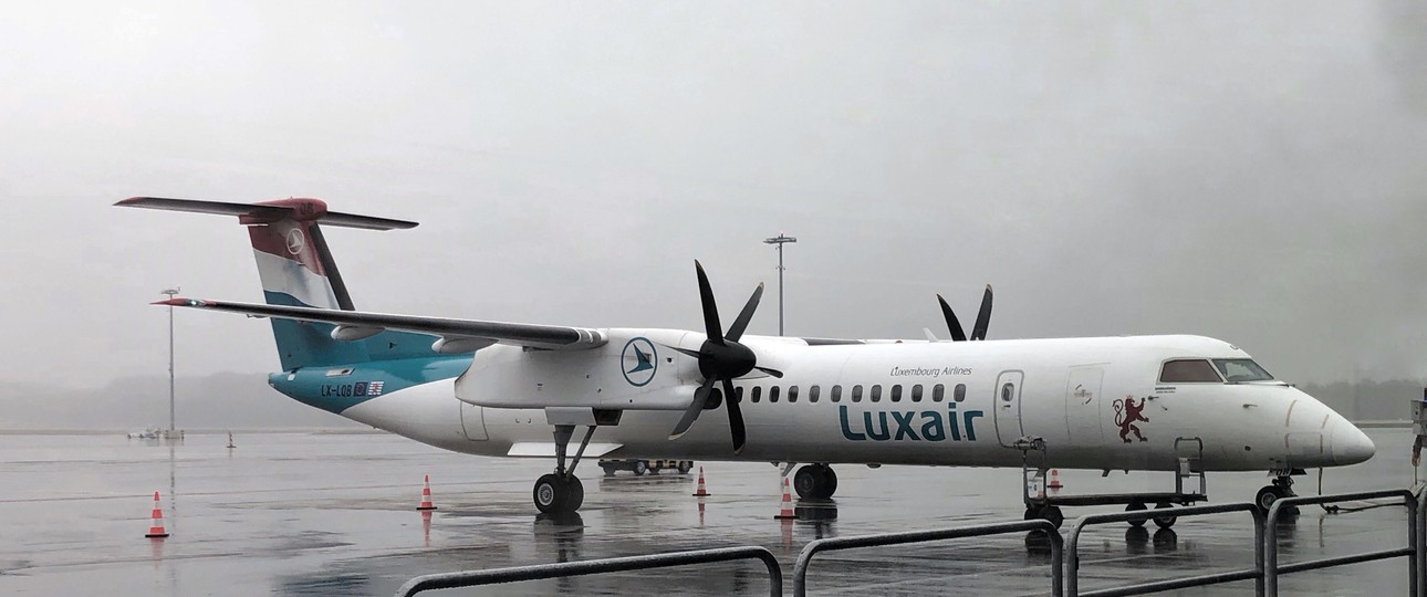 De Havilland Canada Dash 8 von Luxair: WIe viel Luxemburgisch muss es denn sein?