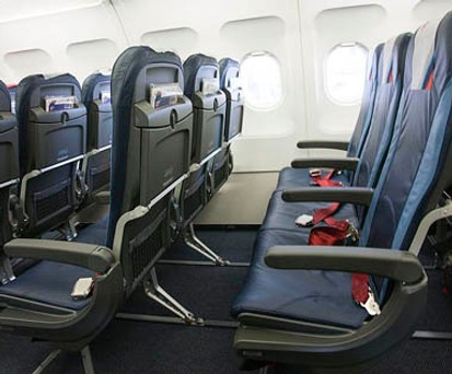 Die neuen Sitze von Air Serbia: Mehr ist hier mehr - trotz mehr Sitzen mehr Komfort, verspricht die Fluglinie.