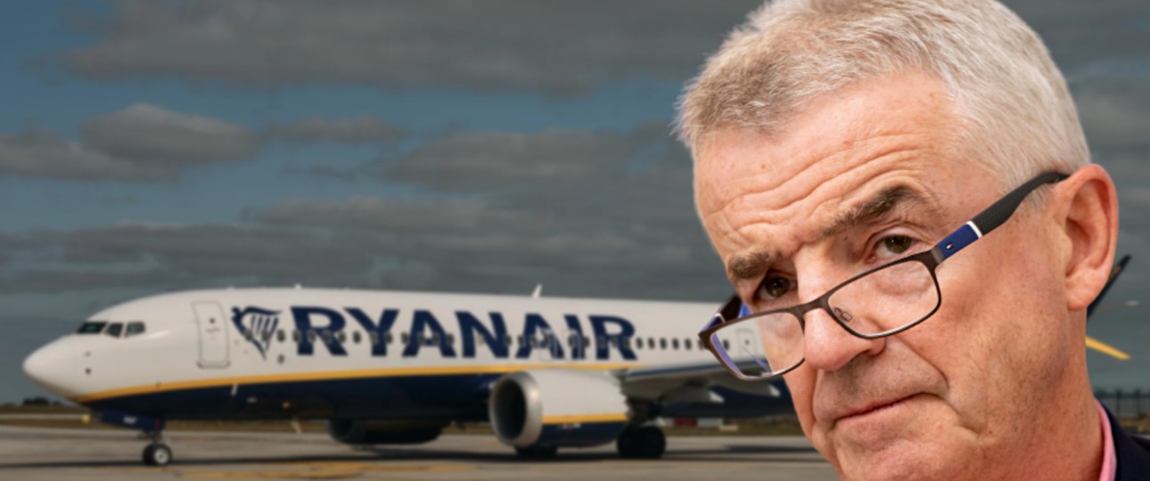 Ryanair-Chef O'Leary und eine Boeing 737 Max: Kritik am Liefertempo.