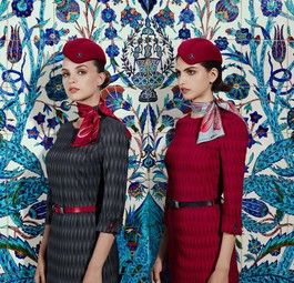 So sehen die neuen Uniformen von Turkish Airlines aus.