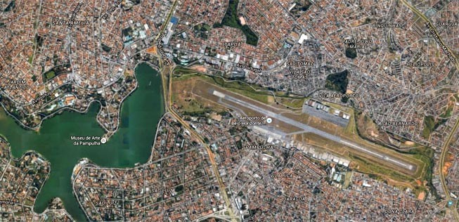 Belo Horizonte-Pampulha: Mitten in der Stadt gelegen.