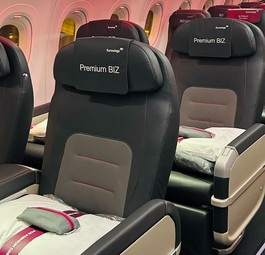 Business Class mit 2-2-Bestuhlung bei Eurowings: Gibt es künftig in acht Flugzeugen.
