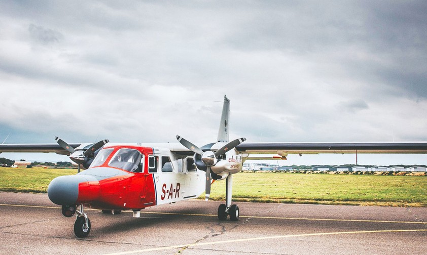 BN2B-20 Islander von Britten-Norman: Die Maschine, mit welcher Channel Islands Air Search bald seine Missionen fliegen wird hat eine spezielle Nase und ...