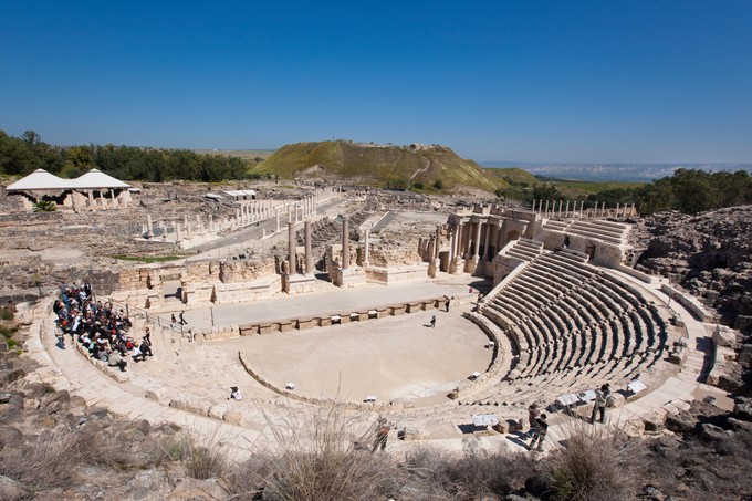 Amphitheater im Beit Shean Natonal Park.
