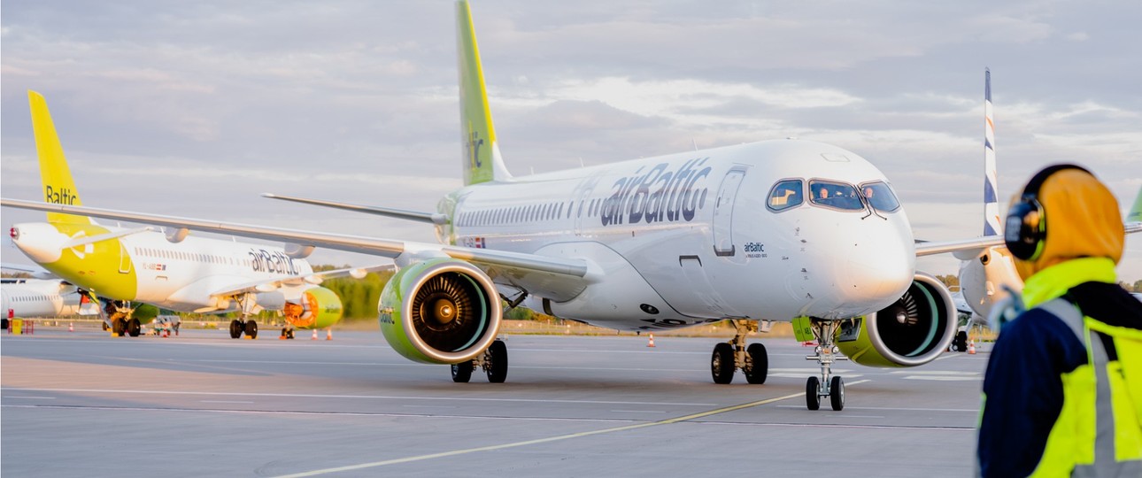 Airbus A220-300 von Air Baltic: Lufthansa setzt auf eine engere Bindung.