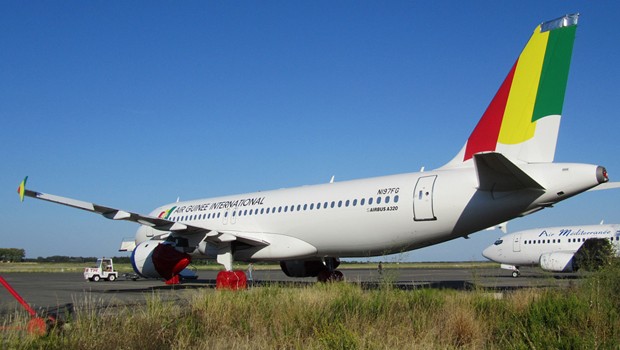 Flieger der gescheiterten Air Guineé International: Nie abgehoben.