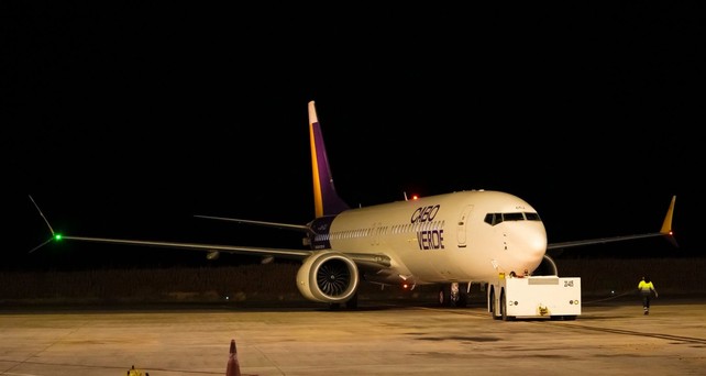 Boeing 737 Max von Cabo Verde Airlines: Die Fluggesellschaft bekommt Interesse aus der Schweiz.