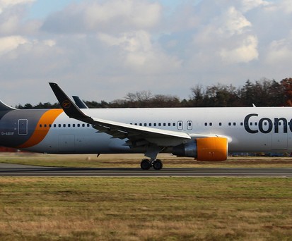 Eine Boeing 767 von Condor: Dieses Kapitel endet bald.