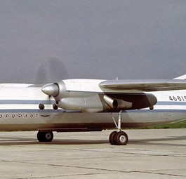 Antonov An-24: Wurde bis 1979 gebaut.