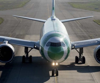Ein Airbus A330 Neo von Condor: Die D-ANRA konnte erst 51 Tage nach dem Zwischenfall wieder in den Liniendienst zurückkehren.