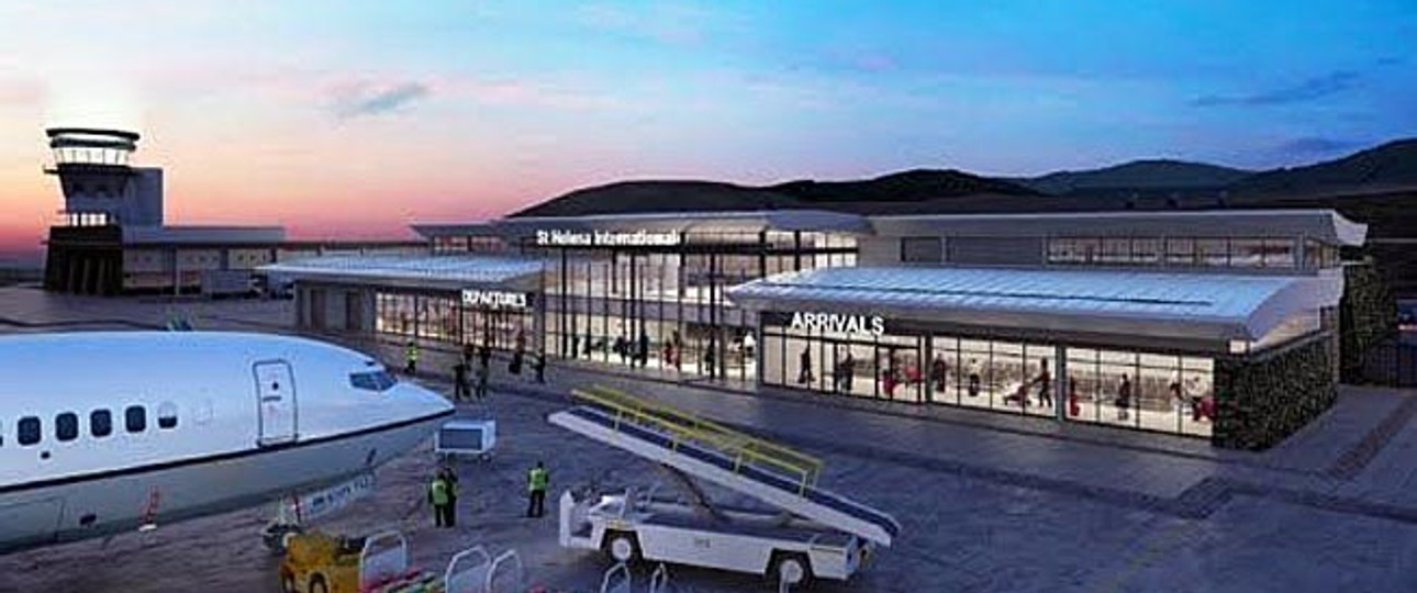 St Helena Airport: Anfang 2016 soll er eröffnet werden.