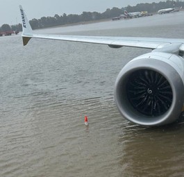 Flughafen Palma: Notfallplan für Überschwemmungen aktiviert.