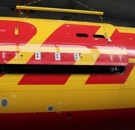 Frachttür nach dem Zwischenfall: Sie war nicht richtig geschlossen. 