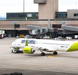 Airbus A220 von Air Baltic in Zürich: Wird ein gewohntes Bild bleiben.
