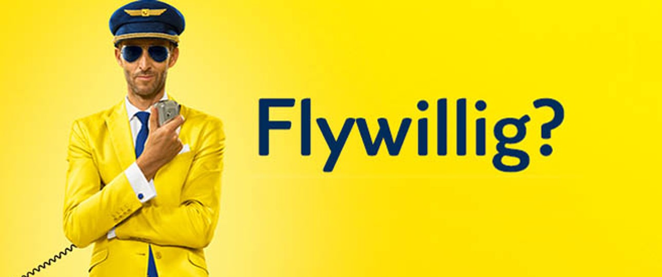 Werbung von Tuifly: Flywillig sind die Mitarbeiter derzeit nicht wirklich.