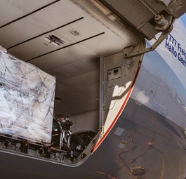 Laderaum einer Boeing 777 F: Hohe Nachfrage.