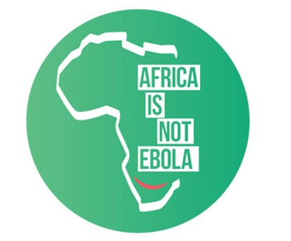 Das Logo der Kampagne: Die Öffentlichkeit soll aufgeklärt werden, dass das Virus nicht auf dem gesamten Kontinent ausgebrochen ist.