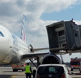 Airbus A320 Neo von Sky Express: Kollision in Frankfurt.