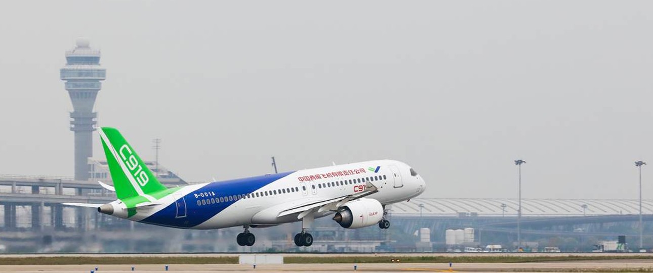 Comac C919: Konkurrent für Airbus A320 und Boeing 737.