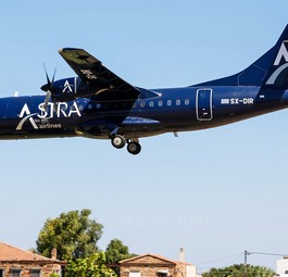 ATR von Astra Airlines: Derzeit nicht in der Luft.
