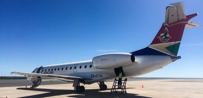Embraer von Airlink: Bald hat die Fluglinie 30 Maschinen des brasilianischen Herstellers.