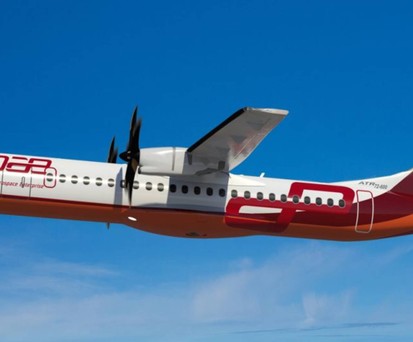 ATR 72 in DAE-Capital-Lackierung: Das Unternehmen aus Dubai übernimmt alle Anteile von Nordic Aviation Capital.
