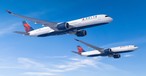 Airbus A350 und Airbus A330 in Delta-Farben: Die Airline will mehr.