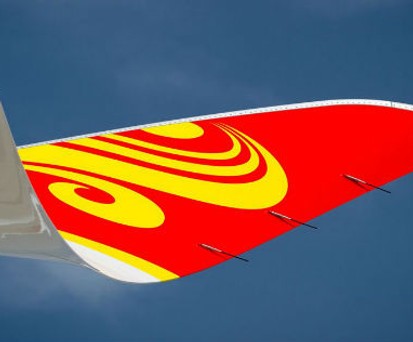 Winglet eines A350 von Hong Kong Airlines: Die Fluglinie hat Großes vor.