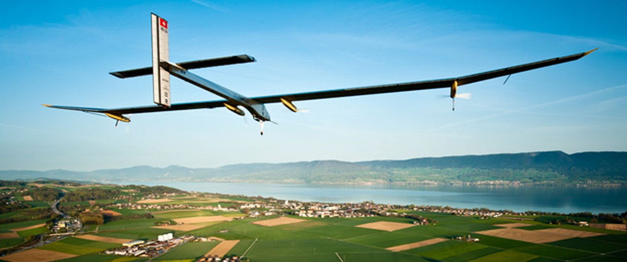 Solar Impulse: Was im Kleinen klappt, soll auch bei Großraumflugzeugen funktionieren.